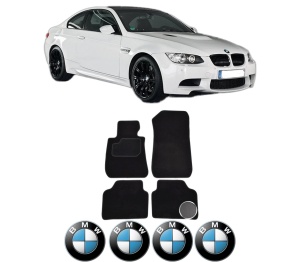 Set Covorase Presuri BMW Seria 3 Coupe (E92) din 2006-2013, Auto, Material Textil Mocheta, BMW - Img 2