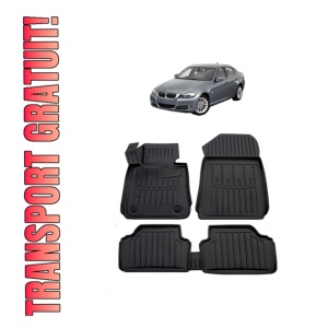 Set covorase presuri BMW Seria 3 E90 din 2004-2013, auto, din cauciuc thermoplastic - Img 8