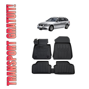 Set covorase presuri BMW Seria 3 E91 din 2004-2013, auto, din cauciuc thermoplastic