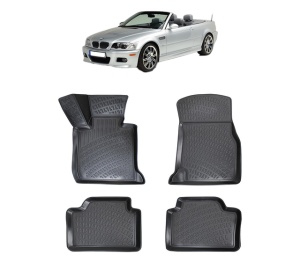 Set covorase presuri BMW Seria 3 IV E46 din 1997-2006, auto, din cauciuc thermoplastic - Img 7