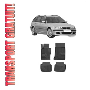 Set covorase presuri BMW Seria 3 Touring (E46) din 1999-2005, auto, din cauciuc thermoplastic, BMW Seria