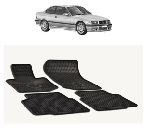 Set covorase presuri BMW Seria 3er E 36 din 1992-1998, auto, din cauciuc thermoplastic - Img 2