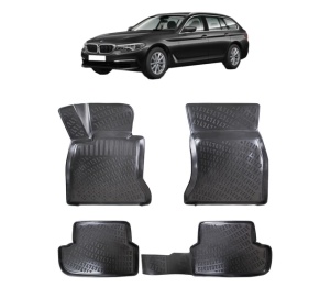 Set covorase presuri BMW Seria 5 VII G31 din 2017-2023, auto, din cauciuc thermoplastic - Img 2