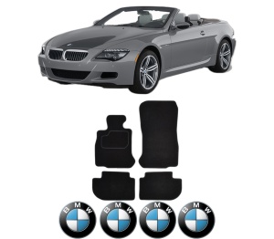 Set Covorase Presuri BMW Seria 6 Convertible (F12) din 2010-2018, Auto, Material Textil Mocheta, BMW - Img 2