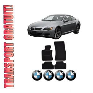 Set Covorase Presuri BMW Seria 6 (E63) din 2003-2010, Auto, Material Textil Mocheta, BMW