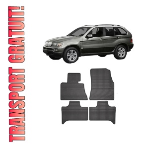 Set covorase presuri BMW Seria X5 (E53) din 2000-2006, auto, din cauciuc thermoplastic, BMW Seria