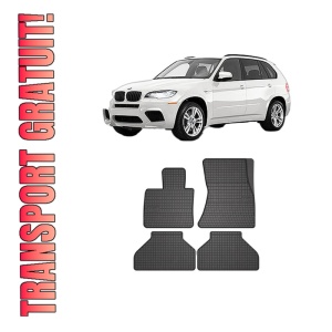 Set covorase presuri BMW Seria X5 (E70) din 2006-2013, auto, din cauciuc thermoplastic, BMW Seria