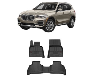 Set covorase presuri BMW Seria X5 Van (G05) din 2019-2023, auto, din cauciuc thermoplastic, BMW Seria - Img 2