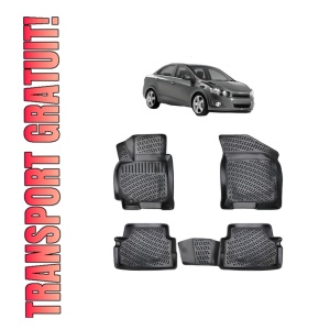 Set covorase presuri CHEVROLET AVEO I din 2002-2011, auto, din cauciuc thermoplastic
