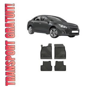 Set covorase presuri CHEVROLET CRUZE (J300) din 2009-2018, auto, din cauciuc thermoplastic, CHEVROLET