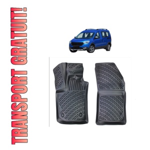 Set covorase presuri DACIA DOKKER FATA din 2012-2021, auto, din cauciuc thermoplastic - Img 8