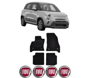 Set Covorase Presuri FIAT 500L (351_, 352_) din 2012-2018, Auto, Material Textil Mocheta, FIAT - Img 2
