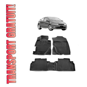 Set covorase presuri HONDA CIVIC 4D din 2006-2011, auto, din cauciuc thermoplastic - Img 8