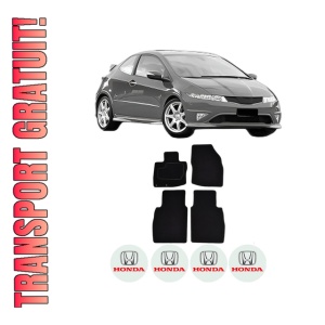 Set Covorase Presuri HONDA CIVIC VIII Hatchback (FN, FK) din 2005-2012, Auto, Material Textil Mocheta, HONDA