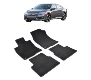 Set covorase presuri HONDA CIVIC X FIVE DOORS din 2016, auto, din cauciuc thermoplastic - Img 2