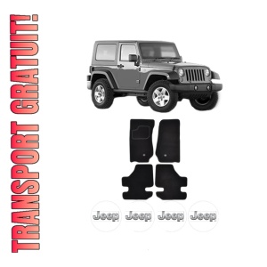 Set Covorase Presuri JEEP WRANGLER III (JK) din 2006-2007, Auto, Material Textil Mocheta, JEEP