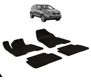 Set covorase presuri KIA SPORTAGE din 2015-2020, auto, din cauciuc thermoplastic - Img 2