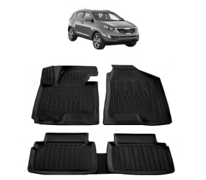 Set covorase presuri KIA SPORTAGE SL din 2010-2015, auto, din cauciuc thermoplastic - Img 2