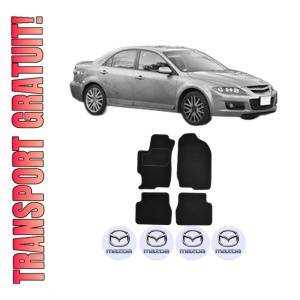 Set Covorase Presuri MAZDA 6 Hatchback (GG) din 2002-2007, Auto, Material Textil Mocheta, MAZDA