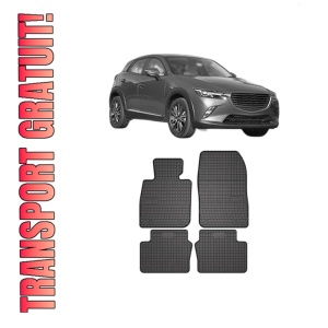 Set covorase presuri MAZDA CX-3 (DK) din 2015-2018, auto, din cauciuc thermoplastic, MAZDA