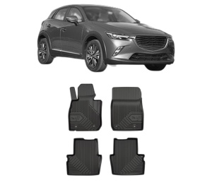 Set covorase presuri MAZDA CX-3 (DK) din 2015-2018, auto, din cauciuc thermoplastic, MAZDA - Img 2