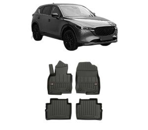 Set covorase presuri MAZDA CX-5 (KF) din 2016-2022, auto, din cauciuc thermoplastic, MAZDA - Img 2