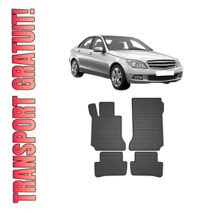 Set covorase presuri MERCEDES-BENZ C-CLASS (W204) din 2007-2014, auto, din cauciuc thermoplastic, MERCEDES-BENZ