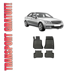 Set covorase presuri MERCEDES-BENZ C-CLASS (W204) din 2007-2014, auto, din cauciuc thermoplastic, MERCEDES-BENZ