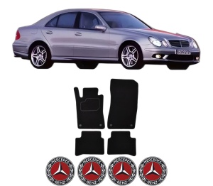 Set Covorase Presuri MERCEDES-BENZ E-CLASS (W211) din 2002-2008, Auto, Material Textil Mocheta, MERCEDES-BENZ - Img 2
