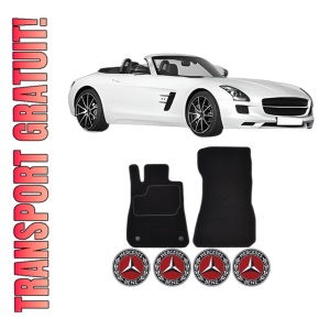 Set Covorase Presuri MERCEDES-BENZ SLS AMG Roadster (R197) din 2011-2013, Auto, Material Textil Mocheta, MERCEDES-BENZ
