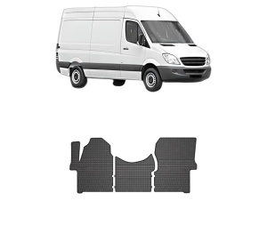 Set covorase presuri MERCEDES-BENZ SPRINTER 3,5-t Van (B906) din 2006-2018, auto, din cauciuc thermoplastic, MERCEDES-BENZ - Img 2