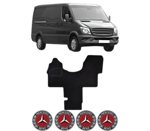 Set Covorase Presuri MERCEDES-BENZ SPRINTER 4,6-t Van (B906) din 2006-2018, Auto, Material Textil Mocheta, MERCEDES-BENZ - Img 2