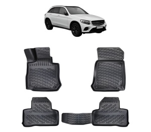 Set covorase presuri MERCEDES GLC X253 din 2015-2022, auto, din cauciuc thermoplastic - Img 2