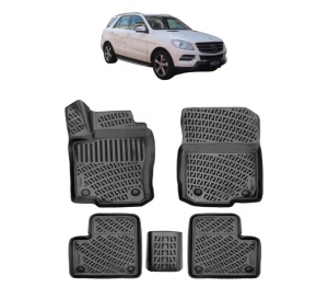 Set covorase presuri MERCEDES GLE W166 din 2015-2019, auto, din cauciuc thermoplastic - Img 2