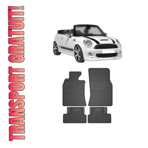 Set covorase presuri MINI MINI Convertible (R57) din 2007-2015, auto, din cauciuc thermoplastic, MINI