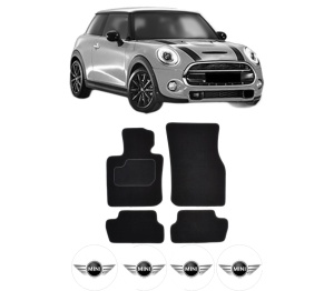 Set Covorase Presuri MINI MINI (F56) din 2013-2017, Auto, Material Textil Mocheta, MINI - Img 2