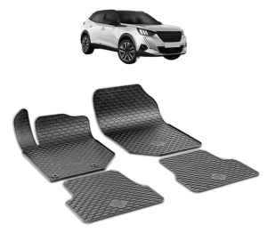 Set covorase presuri PEUGEOT 2008 II din 2019, auto, din cauciuc thermoplastic - Img 2