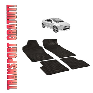 Set covorase presuri PEUGEOT 206 din 1998-2012, auto, din cauciuc thermoplastic