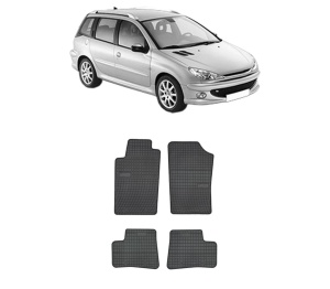 Set covorase presuri PEUGEOT 206 SW (2E/K) din 2002-2008, auto, din cauciuc thermoplastic, PEUGEOT - Img 2
