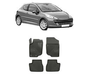 Set covorase presuri PEUGEOT 207 (WA_, WC_) din 2006-2015, auto, din cauciuc thermoplastic, PEUGEOT - Img 2