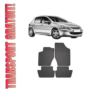 Set covorase presuri PEUGEOT 307 (3A/C) din 2000-2012, auto, din cauciuc thermoplastic, PEUGEOT