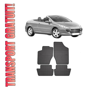 Set covorase presuri PEUGEOT 307 CC (3B) din 2003-2009, auto, din cauciuc thermoplastic, PEUGEOT