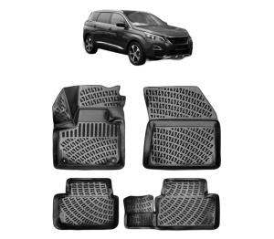 Set covorase presuri PEUGEOT 5008 II din 2017, auto, din cauciuc thermoplastic - Img 7