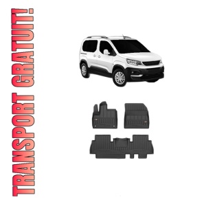 Set covorase presuri PEUGEOT RIFTER din 2018-2023, auto, din cauciuc thermoplastic, PEUGEOT