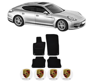 Set Covorase Presuri PORSCHE PANAMERA (970) din 2009-2016, Auto, Material Textil Mocheta, PORSCHE - Img 2