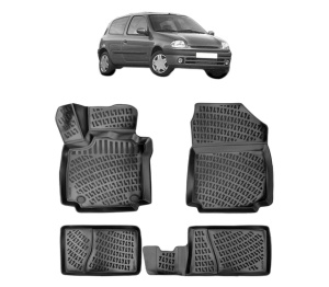 Set covorase presuri RENAULT CLIO SYMBOL din 1999-2008, auto, din cauciuc thermoplastic - Img 2