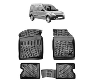 Set covorase presuri RENAULT KANGOO din 1997-2007, auto, din cauciuc thermoplastic - Img 2