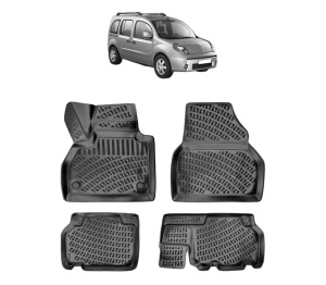 Set covorase presuri RENAULT KANGOO din 2007-2014, auto, din cauciuc thermoplastic - Img 2