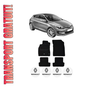 Set Covorase Presuri RENAULT MEGANE III Hatchback (BZ0/1_, B3_) din 2008-2017, Auto, Material Textil Mocheta, RENAULT