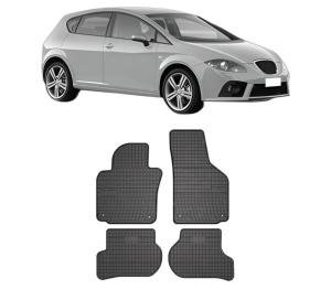 Set covorase presuri SEAT LEON | 1P din 2009-2012, auto, din cauciuc thermoplastic, SEAT - Img 2